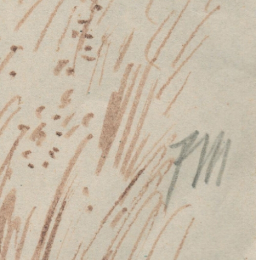 Tekening, Landschapje Breskens