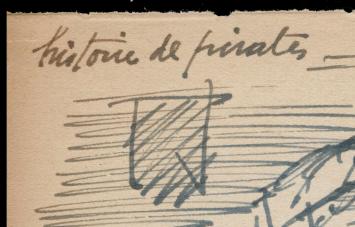 Studieschets van F. Masereel, piraten