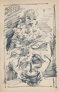 Schets op papier van F. Masereel kopen