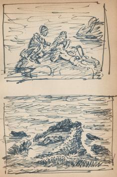 Tekening van de Belgische graficus F. Masereel kopen