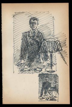 Grafisch kunstwerkje, pentekening van Frans Masereel kopen