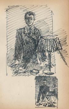 Kunstwerk van de Belgische houtsnijder Frans Masereel