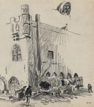 Studieschetsen van F. Masereel kopen