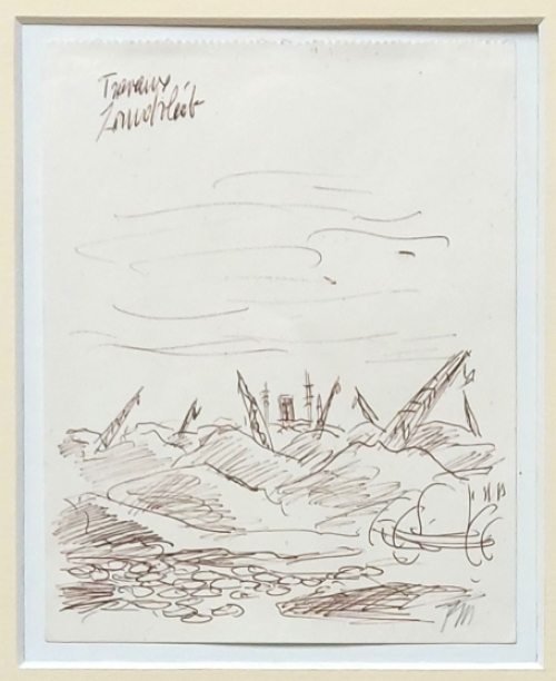 Schets of tekening van Masereel kopen