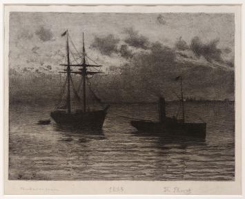 Frans Proost  met gravure uit 1893