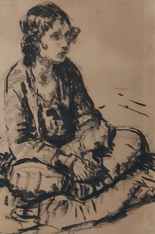 Kunstwerkje van  Frans Smeers op papier