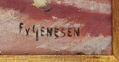 Stilleven, wit en gele bloemen op tafel