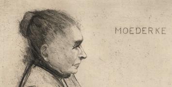 Ets van de Belgische kunstenaar Frans Van Giel