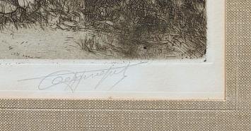 Boerinnetje aan de waterput van de hoeve 10/50