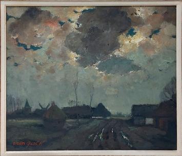 Olieverfschilderij van de kunstenaar Frans Van Giel