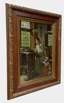 Monnik aan het werk (+/- 1880)