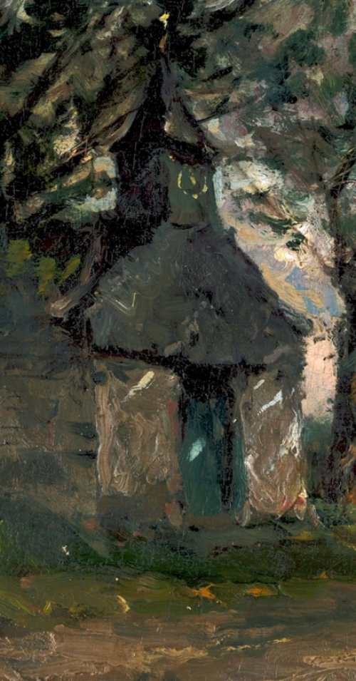 Kunstschilder en baron Franz Courtens