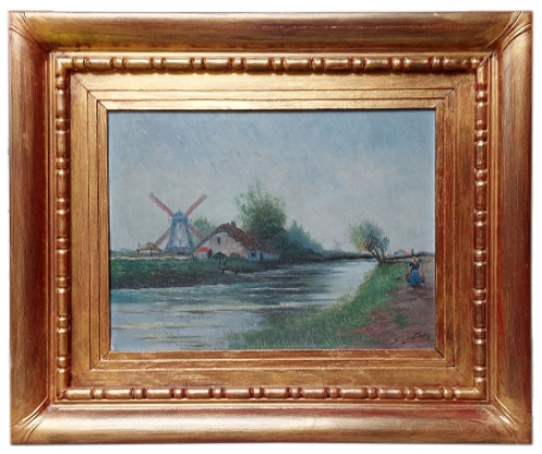 Schilderij van de Belgische schilder Franz de De Vadder