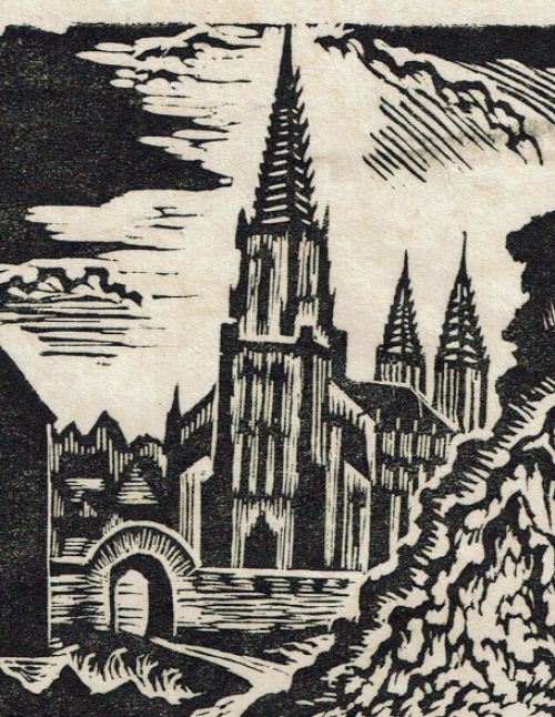 Landscape and church