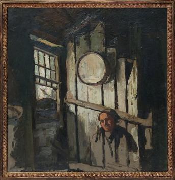 Oliverfschilderij van de 19de eeuwse schilder Franz Meerts
