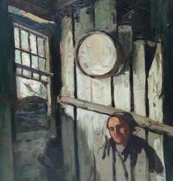 19 de eeuws schilderij van F. Meerts