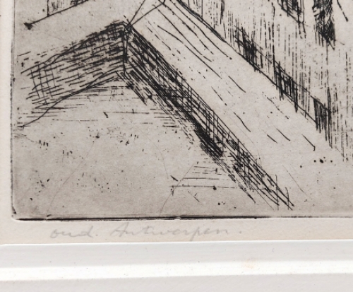 Oud Antwerpen uit 1960 van F. Bervoets