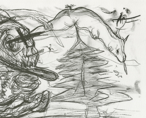 Litho uit 1985 van Fred Bervoets kopen