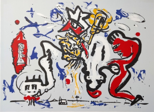 Kleurenlitho van Fred Bervoets kopen