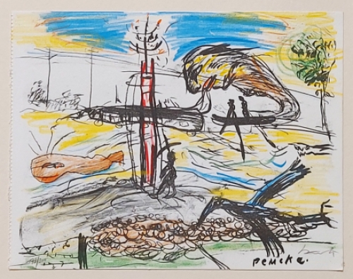 Litho\'s uit 1984 van Fred Bervoets kopen