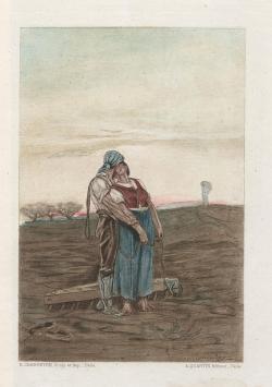 Félicien Rops met een heliogravure uit 1885