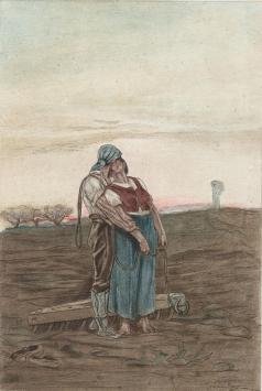 Le bout du sillon van  Félicien Rops