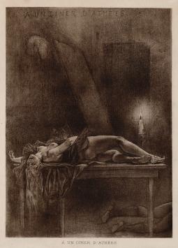 Félicien Rops met een heliogravure