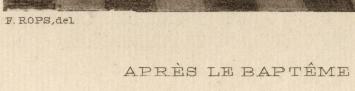 Heliogravure Après le baptême Exsteens 1124
