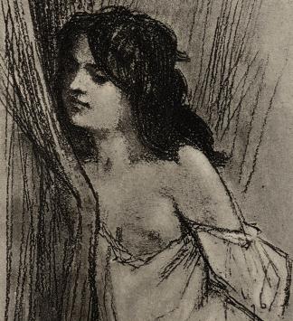 Heliogravure, Derriere le Rideau Exsteens 984   1908