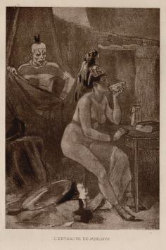 Félicien Rops met een heliogravure