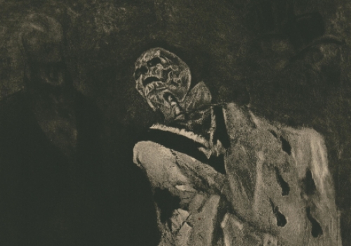 La mort au bal masqué van F. Rops