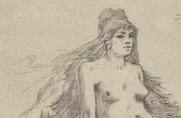 Ets van Félicien rops uit 1908