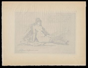 Heliogravure La femme à la fourrure assise 1908  Exsteens 1002