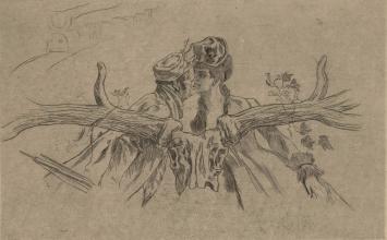 Le train des maris van F. Rops