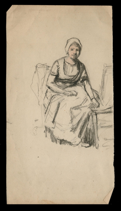 Schets op papier van Flori Van Acker kopen