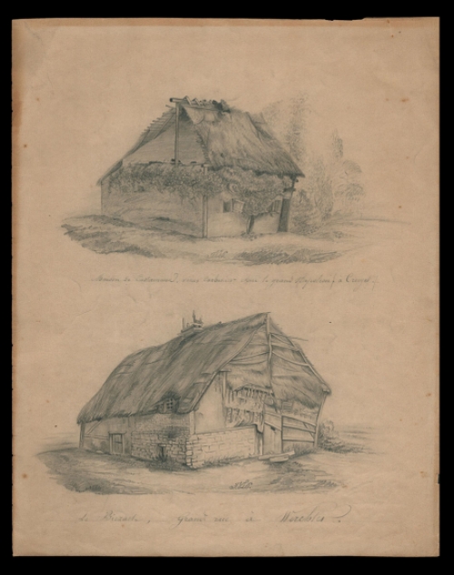 Tekening Belgische kunstenaar Franciscus Van Leemputten