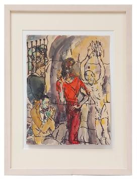 Aquarel van George Creten kopen