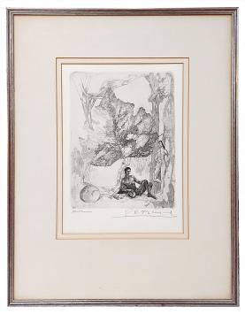 Burijngravure van de Belgische kunstenaar Gustaaf De Bruyne kopen