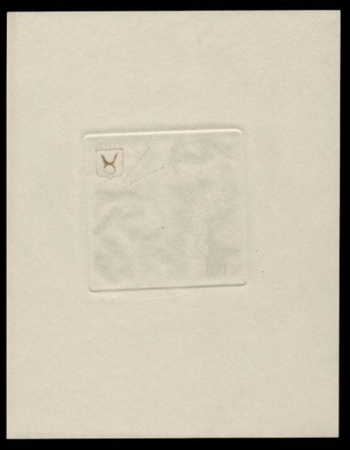 Burijngravure, stier kopen van G. De Bruyne