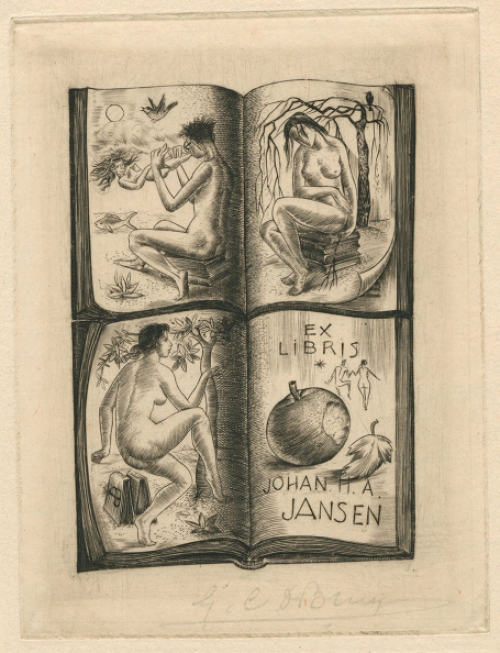 Ex libris van Gustaaf De Bruyne kopen