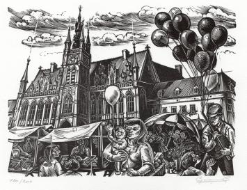 Belgische graficus Gerard Gaudean