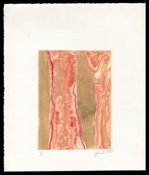 Monotype van de Gentse kunstenaar Gustaaf Prils