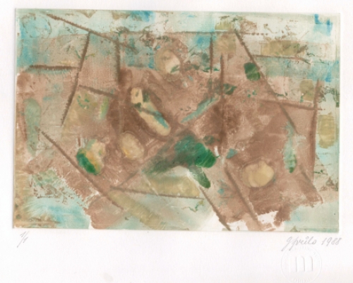 Gemengde techniek van de Gentse kunstenaar Gustaaf Prils