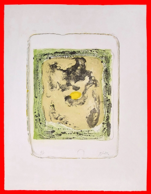 Grafisch werk van de Belgische kunstenaar Gustaaf Prils