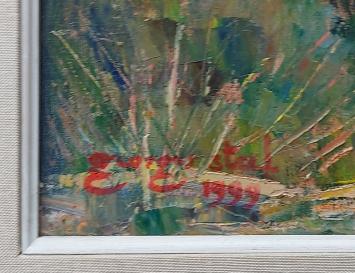 Kunstwerk  op canvas van de kunstenaar Georges (Joris) Steel