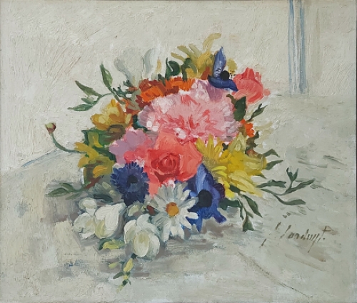 Schilderij door de Belgische kunstenares Gaby Landuyt