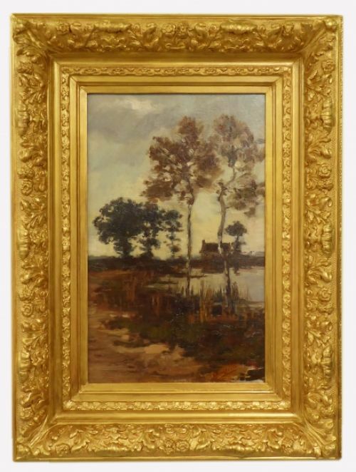 Schilderij van de Belgische kunstenaar Gaston Haustrate