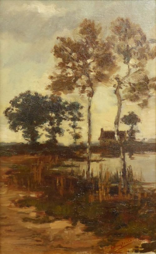 Olieverfschilderij van Gaston Haustrate