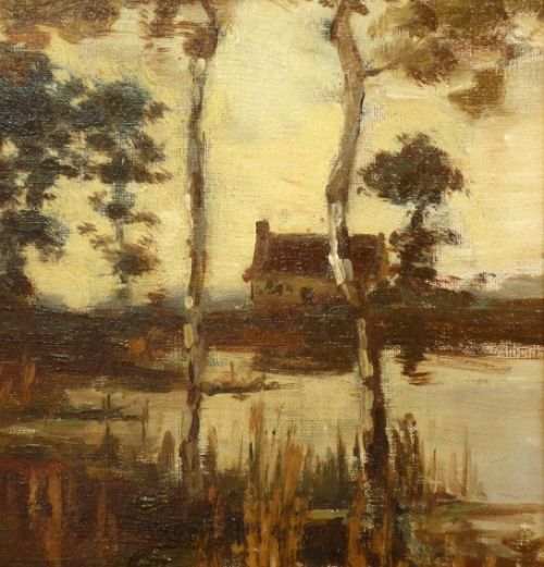 De Belgische schilder Gaston Haustrate