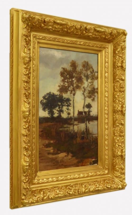 The Belgian painter Gaston Haustrate